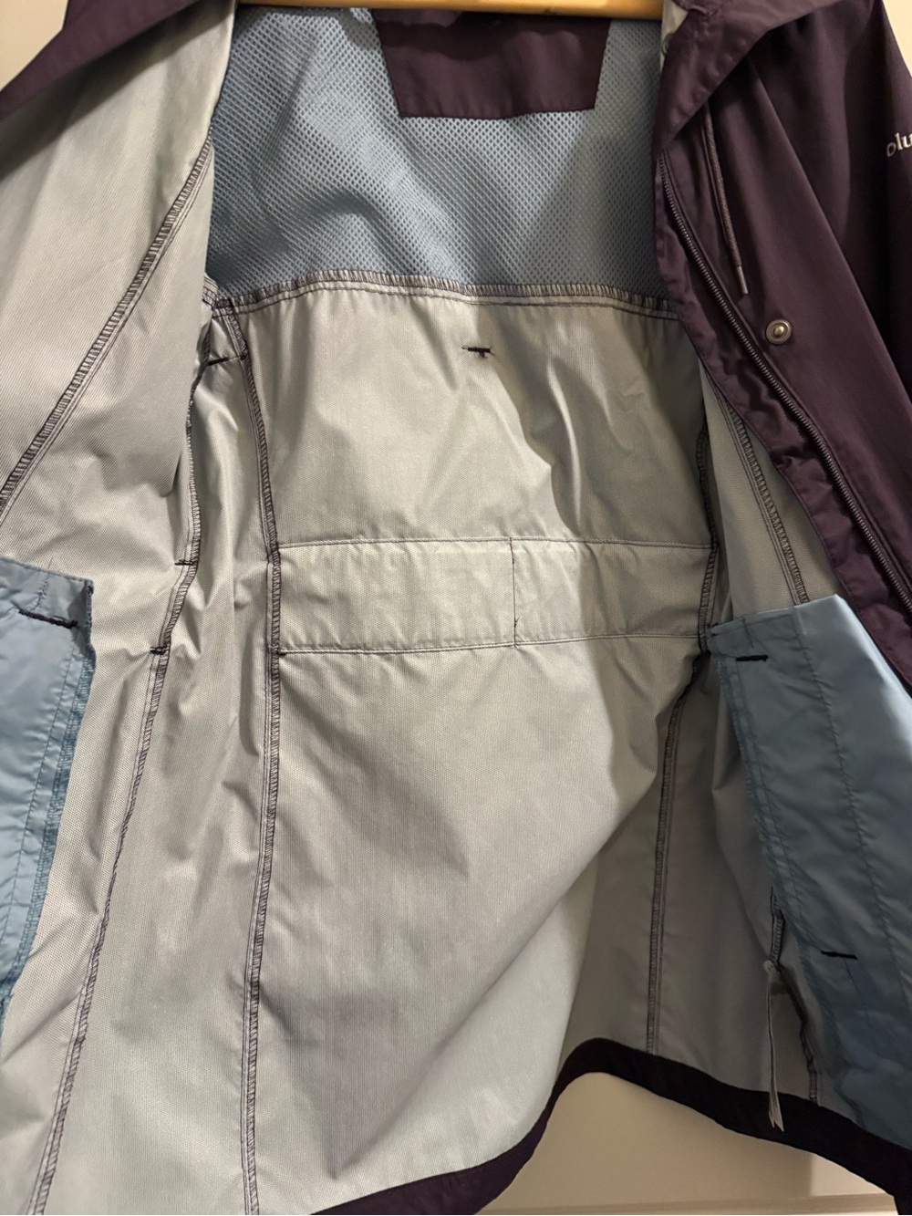 Columbia Women's Hooded Trench Coat - Plum - Picture 3 of 5